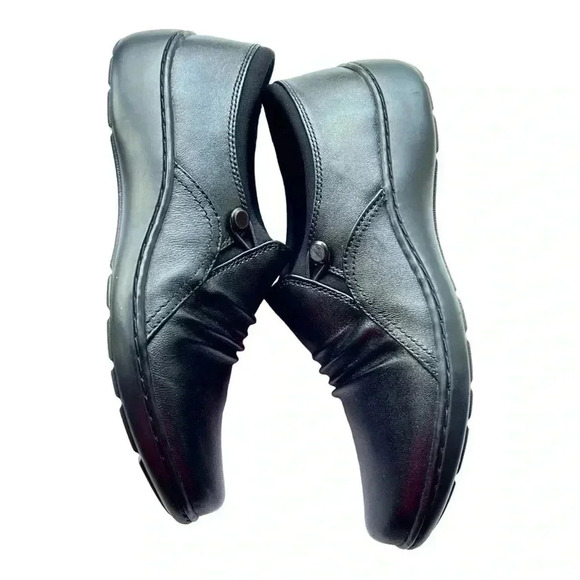 Clark’s Black Cora Dusk Casual Flats Size 7.5 Preowned Great Condition - Picture 6 of 13